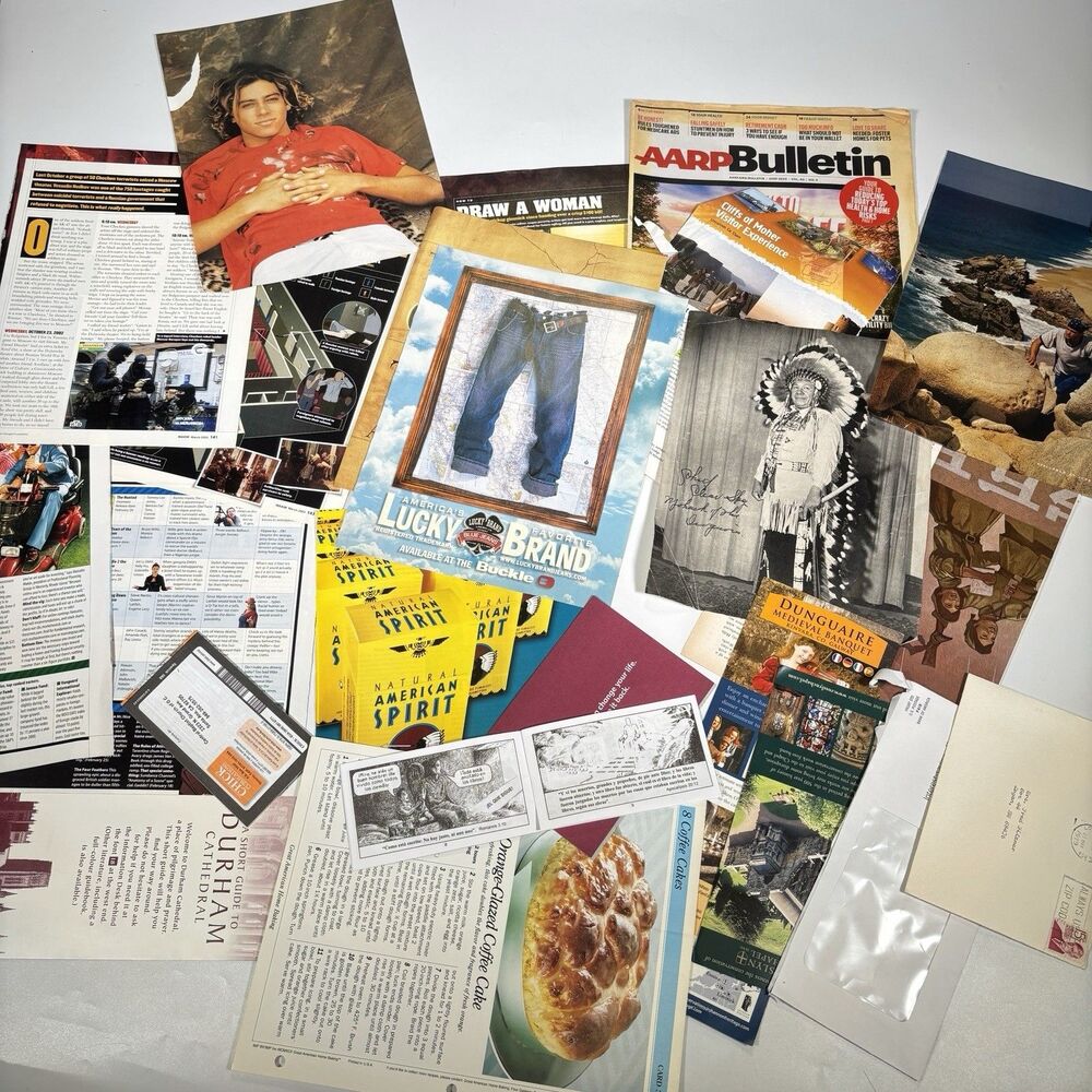 Junk Drawer Journal Ephemera Lot 4.5+ lb Paper Scrapbook Collage Supplies Craft